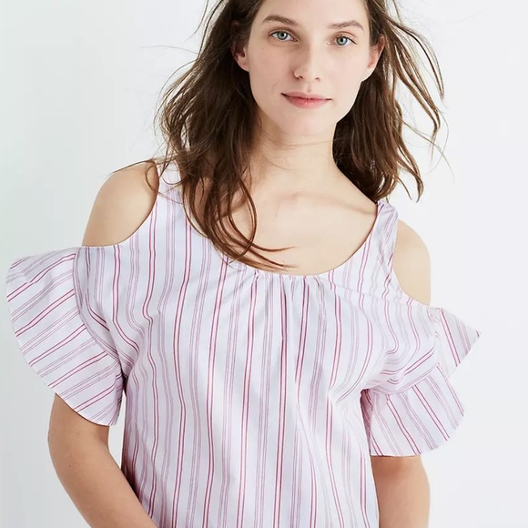 Madewell Cold Shoulder Dress NWOT - Picture 3 of 9